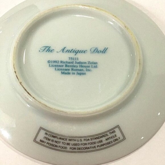 Vintage Decorative Plates Lot of 3 by Richard Judson Zolan 4" Diameter Rare - Picture 8 of 10